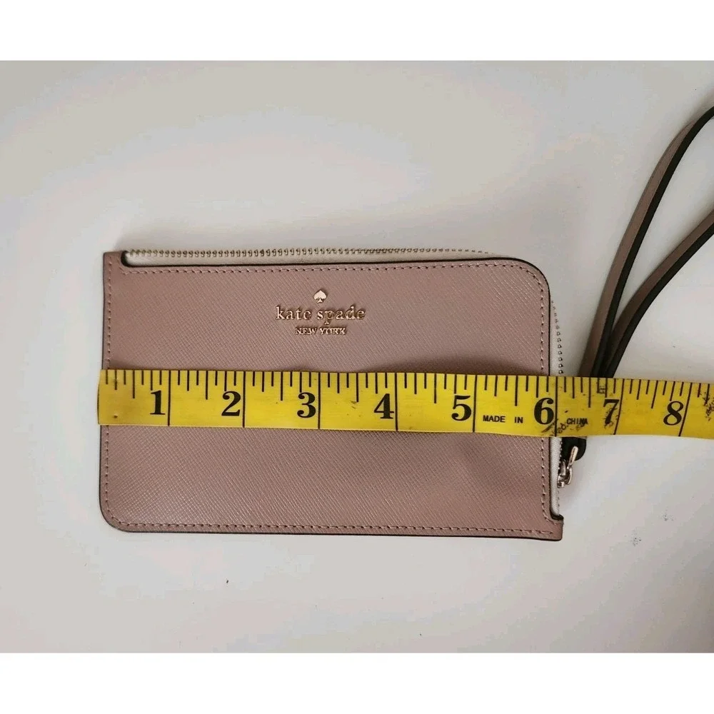 Kate Spade Lucy Bicolor Zip Wristlet Toasted Hazelnut Women's Wallet‎